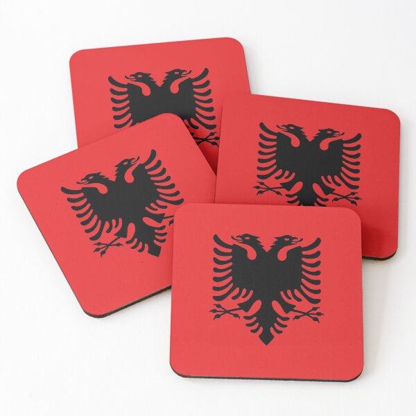 Item preview, Albania National Flag Full Colour designed and sold by MartianBCShop.