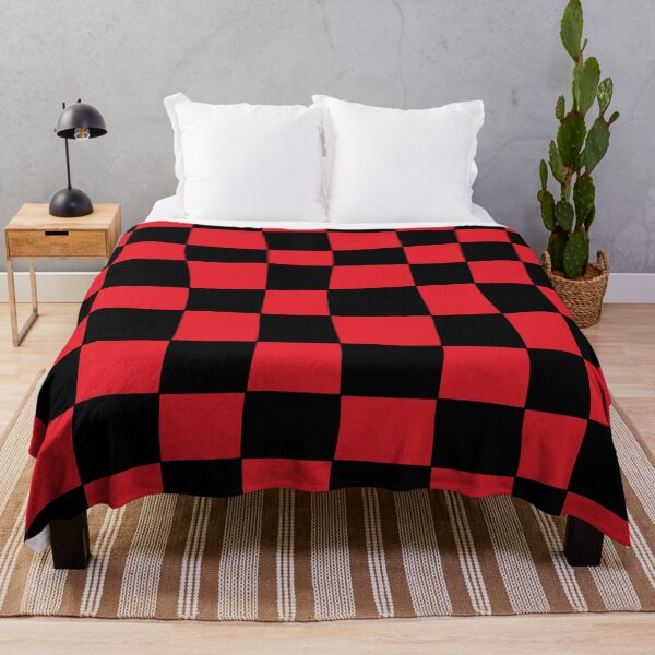 Item preview, Hand Drawn Checkerboard Pattern (red/black) designed and sold by Design Minds Boutique.