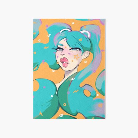 Miku Miku oo ee oo Art Board Print