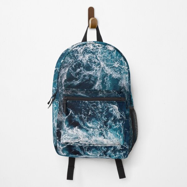 Item preview, Blue ocean waves designed and sold by UrbanBubules.