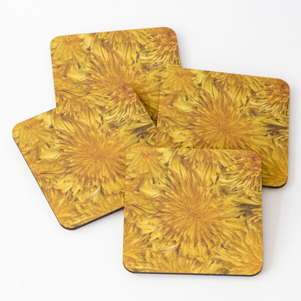 Item preview, Macro photo of dandelion flowers designed and sold by Zosimus.