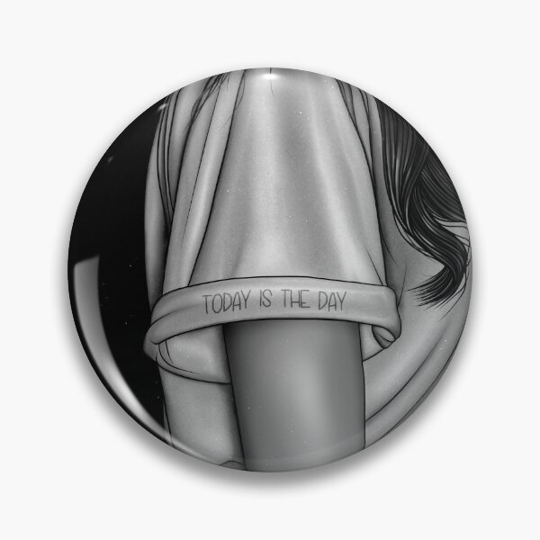 Item preview, Today is the Day - Black and White V1 designed and sold by Akasha-gif.