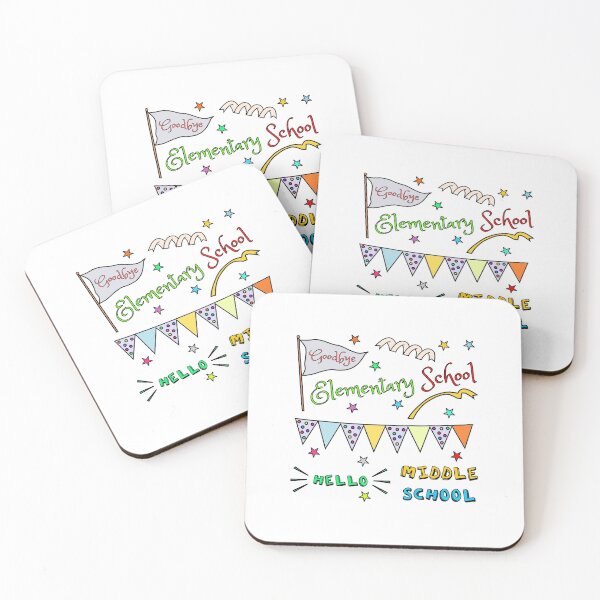 Item preview, Hello Middle School Graduation Elementary School designed and sold by KittyPolka.