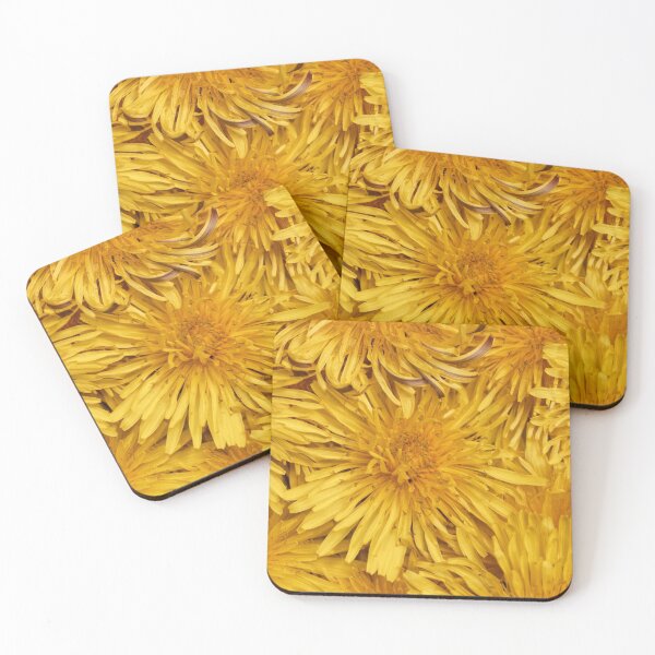 Item preview, Macro photo of dandelion flowers designed and sold by Zosimus.