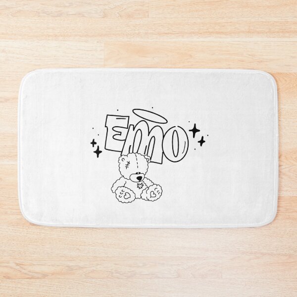 Item preview, emo teddy bear (outline) designed and sold by y2kdiariesbyliz.