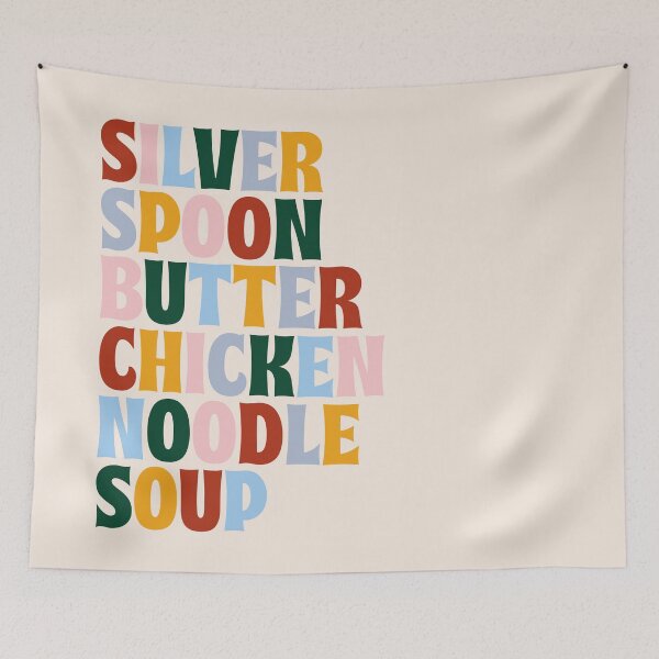 Item preview, Silver Spoon, Butter, Chicken Noodle Soup - BTS designed and sold by EllinorPrints.