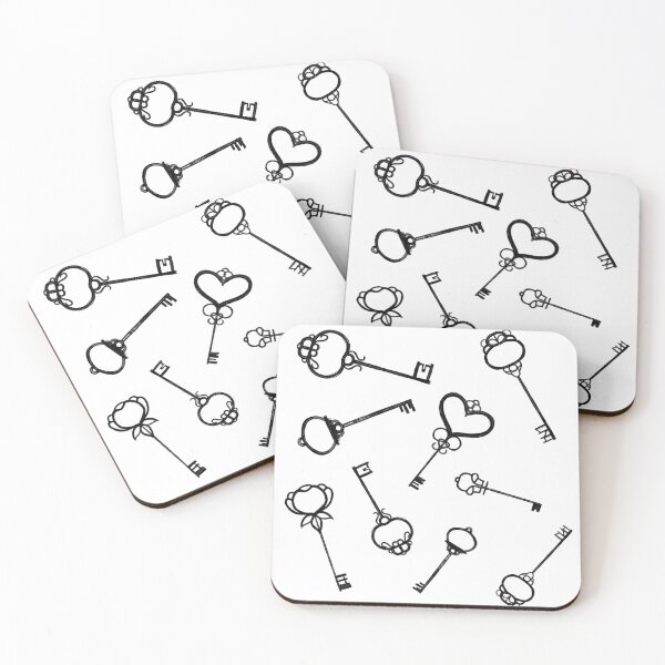 Item preview, Skeleton Keys Pattern designed and sold by skylarkdesigns.