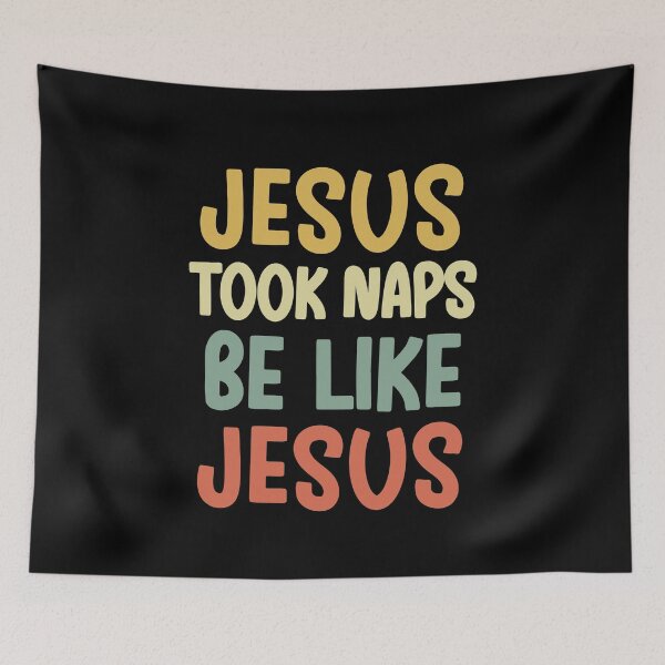 Item preview, Jesus Took Naps Be Like Jesus - Mark 4:38 - Bible Verse designed and sold by cannevas.