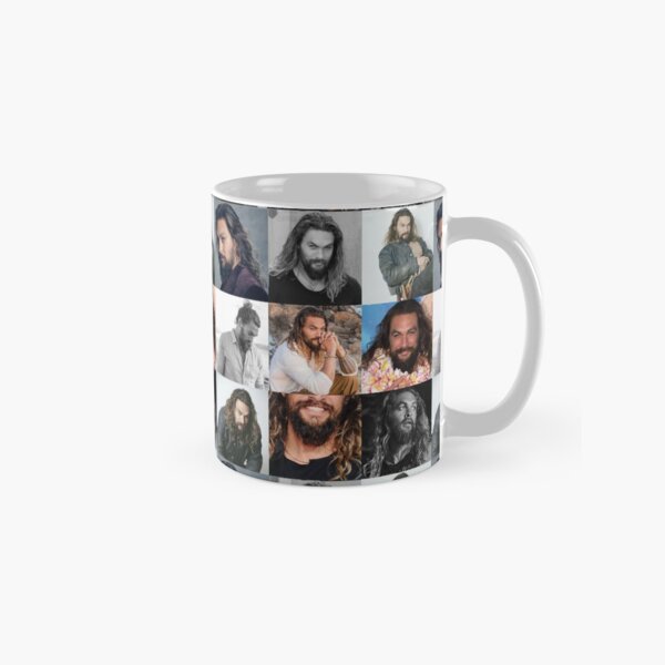 Jason Momoa Collage - Löwe Sternzeichen Tasse (Standard)