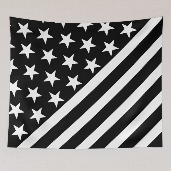 Item preview, Black and White Stars and Stripes designed and sold by CoolYule.