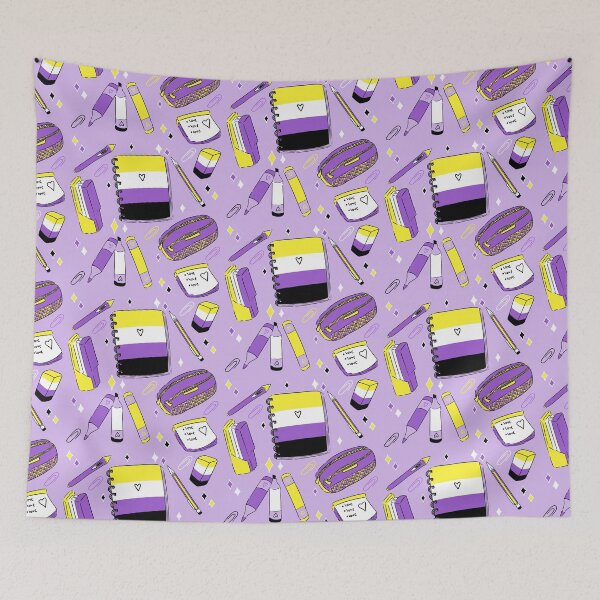 Item preview, Nonbinary Stationary Aesthetic designed and sold by starrsketcher.