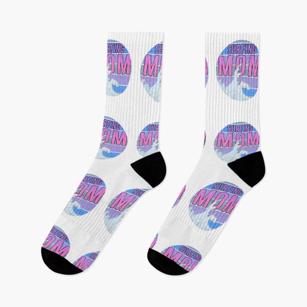 Item preview, Surfing Mom // Wave blue sunset  designed and sold by PGPshop.