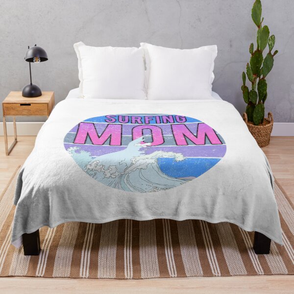 Item preview, Surfing Mom // Wave blue sunset designed and sold by PGPshop.