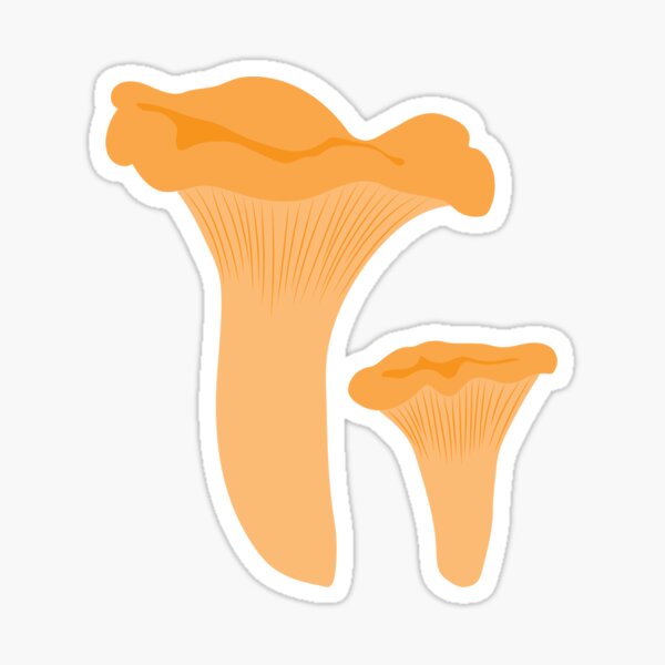 Item preview, Simple Chanterelle Mushrooms designed and sold by KsbAesthetics.