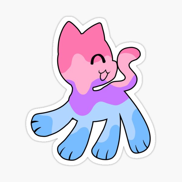 Cat Gender Design Sticker