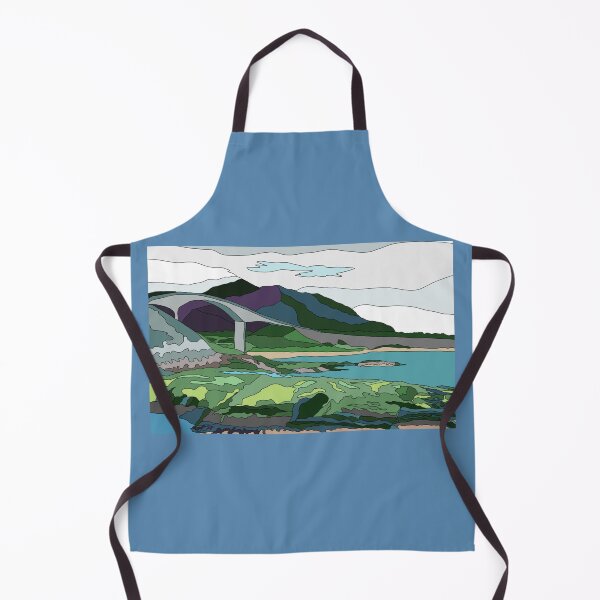 Item preview, The Atlantic Road, Norway - Digital Landscape designed and sold by Jenny Cathcart.