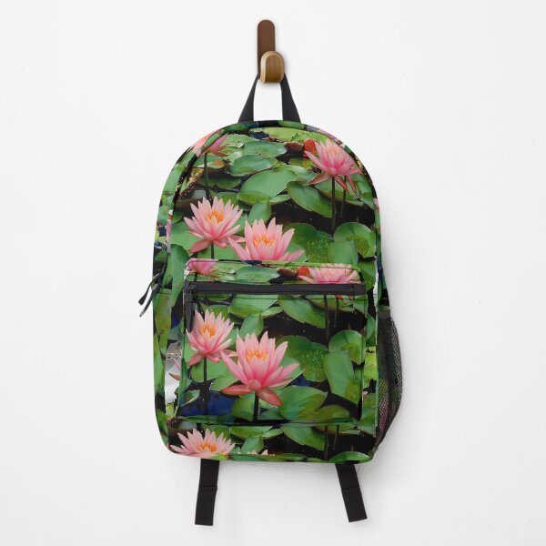 Item preview, Lily Pad Harmony - Pink Water Lily Passion designed and sold by Star58.