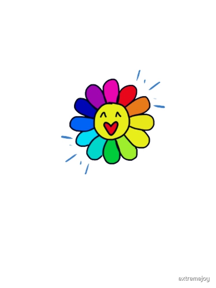 Smiley Flower Sticker – Cozy Drip Clothing