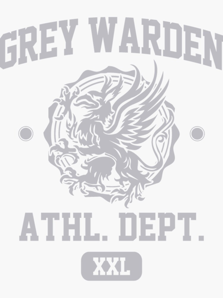 Grey Warden Athletic Department Dragon Age Gym Shirt Style
