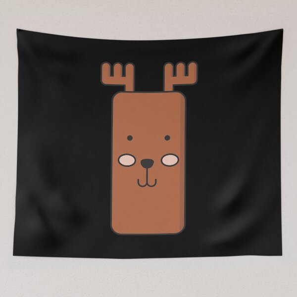 Item preview, Japanese Kawaii Cute Smiley Face - Cute Moose designed and sold by crazycollective.