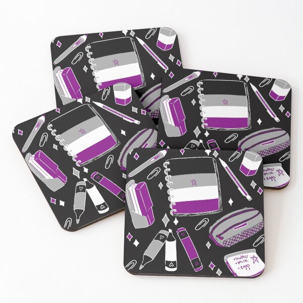 Item preview, Asexual Stationary Aesthetic designed and sold by starrsketcher.