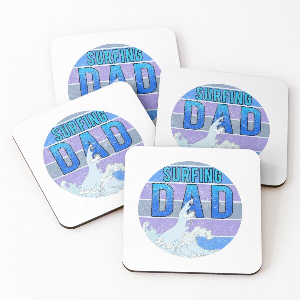 Item preview, Surfing Dad // Wave blue sunset  designed and sold by PGPshop.