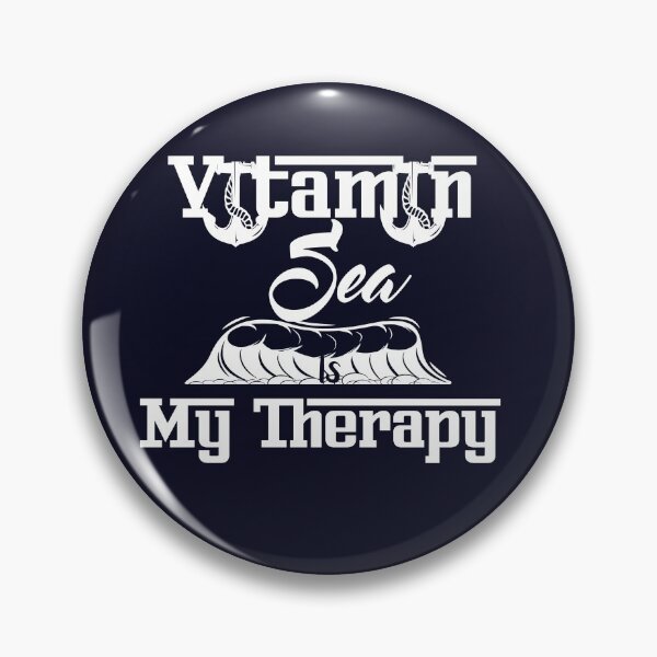 Item preview, Vitamin Sea Is My Therapy ,Beach and surfing  designed and sold by Amirebdesign.