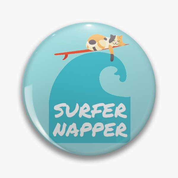 Item preview, My Cat Surfer | Calico Surfing | Summer First Surfboard  designed and sold by Fluffy-Vectors.