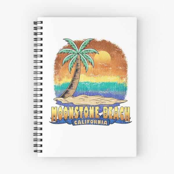 Item preview, Moonstone Beach California | Vintage Distressed Souvenir designed and sold by passion4merch.