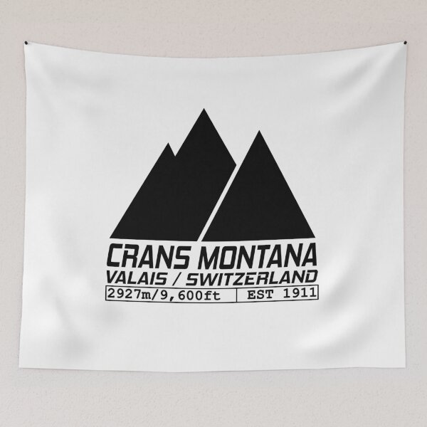 Item preview, Crans Montana Switzerland Ski Resort Swiss Alps Skiing  designed and sold by chriswilson111.