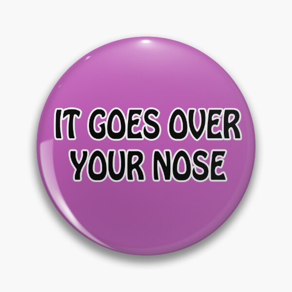 Item preview, It Goes Over Your Nose funny mask  designed and sold by anemiche.