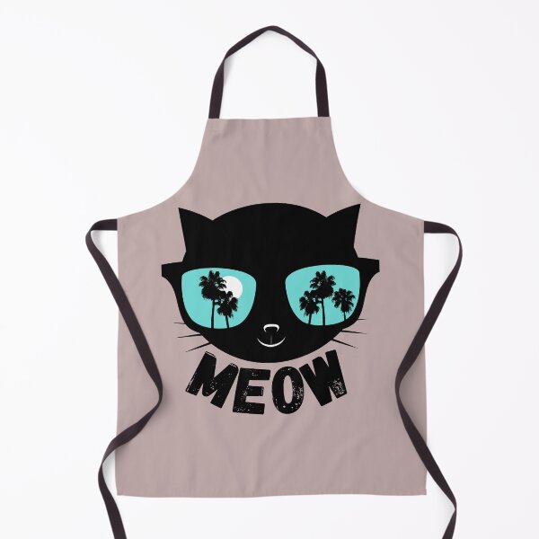 Item preview, Cool Black Cat Wearing Reflecting Sunglasses Tropical Vibes-Funny Cats designed and sold by Mary Maple.