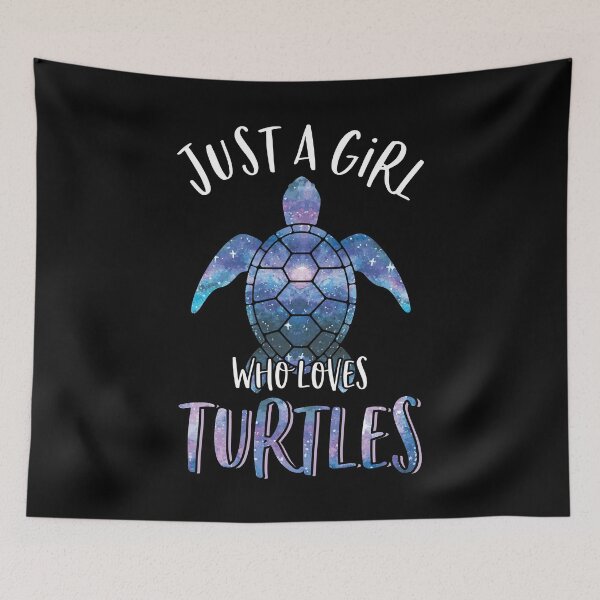 Item preview, Just A Girl Who Loves Turtles Cute Watercolor Sea Turtle Lover designed and sold by MintedFresh.