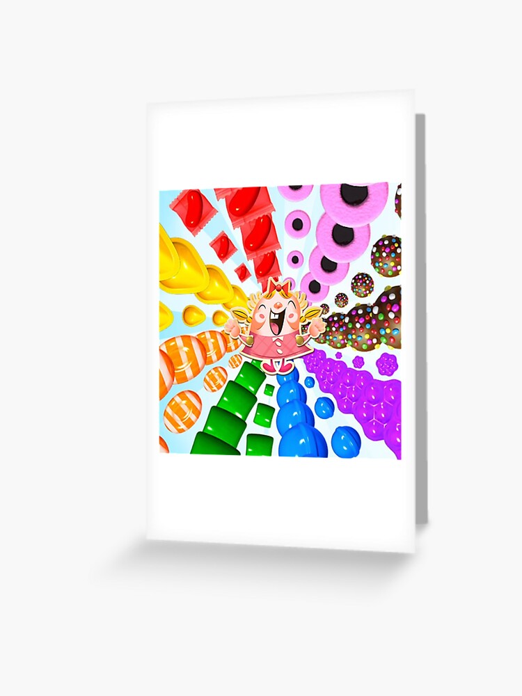 Candy Crush Rainbow Candy  Greeting Card for Sale by km83