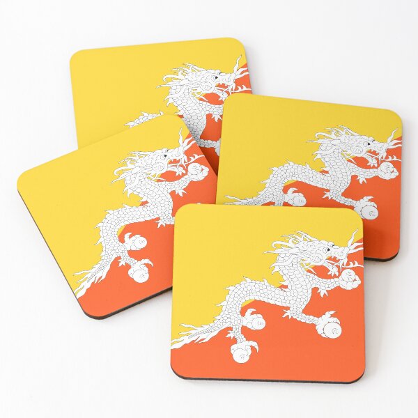 Item preview, Bhutan National Flag Full Colour designed and sold by MartianBCShop.