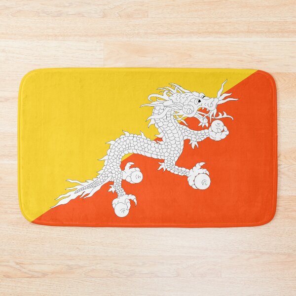 Item preview, Bhutan National Flag Full Colour designed and sold by MartianBCShop.