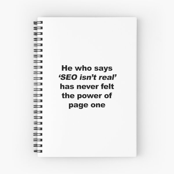 Item preview, Best SEO Marketing Gifts! - He who says 'SEO isn't real' has never felt the power of page one designed and sold by miyamotodev.