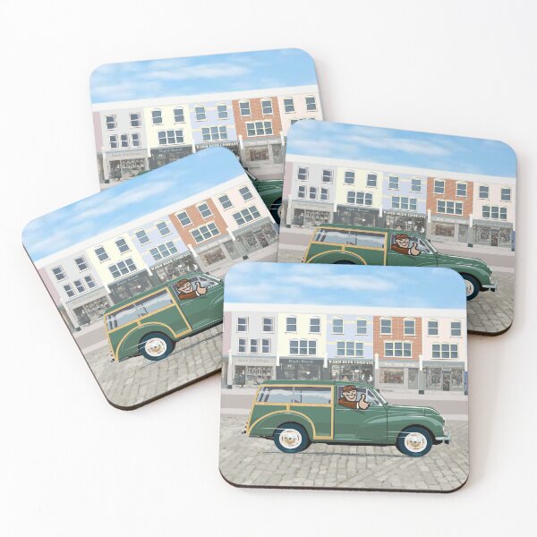 Item preview, Morris Minor Traveller in Almond green designed and sold by Bigs66.