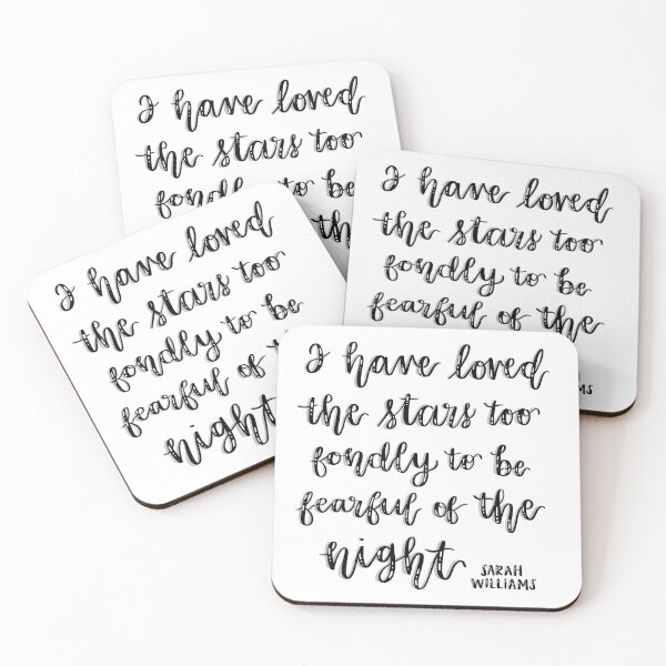 Item preview, I Have Loved the Stars Quote designed and sold by lunaleicrafts.