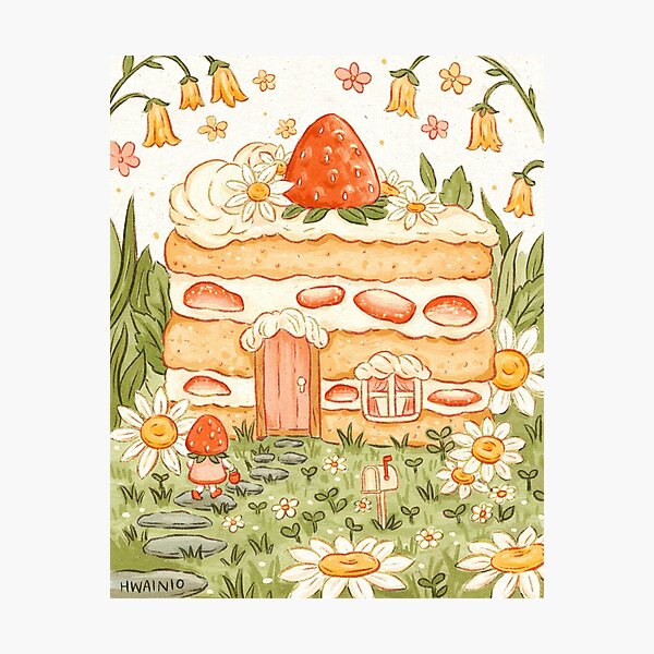 Strawberry Shortcake House Photographic Print