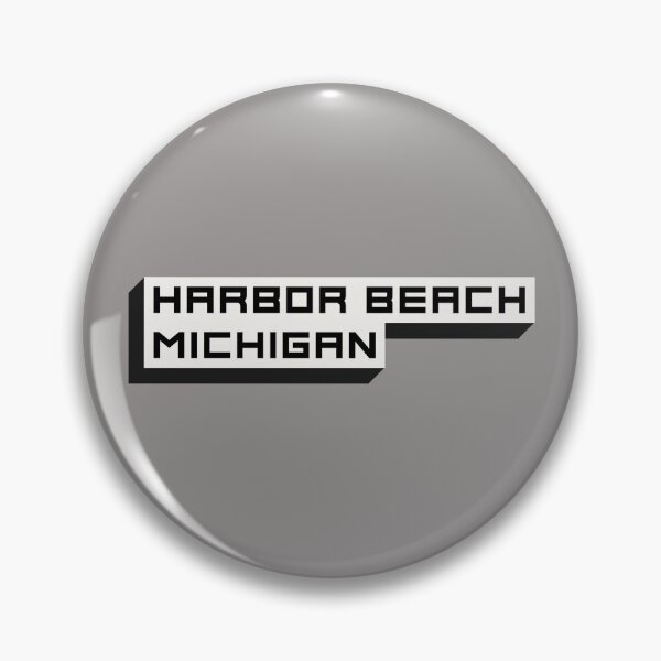 Item preview, Harbor Beach Michigan Shadow Block Design designed and sold by Eleven-K.