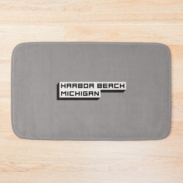 Item preview, Harbor Beach Michigan Shadow Block Design designed and sold by Eleven-K.