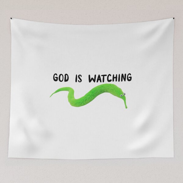 Item preview, God is Watching designed and sold by CatGirl101.