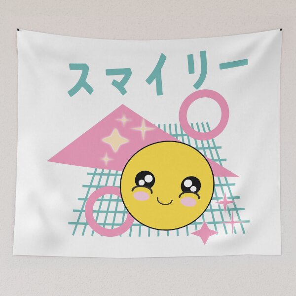 Item preview, Japanese Kawaii Cute Smiley Face designed and sold by samah82.