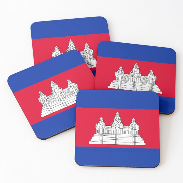 Item preview, Cambodia National Flag Full Colour designed and sold by MartianBCShop.