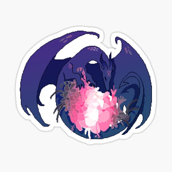 Demigirl Flag LGBT Pride Dragon (Requested) Sticker