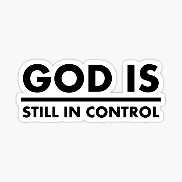 God is in Control Religious Stickers (10-Sheet) - Encouraging Colorful –  New8Store