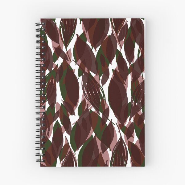 Item preview, Dark Colorful Leaves Pattern designed and sold by EvelinePatterns.