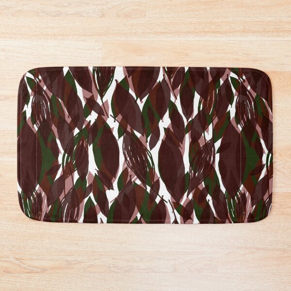 Item preview, Dark Colorful Leaves Pattern designed and sold by EvelinePatterns.