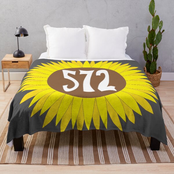 Item preview, Hand Drawn Oklahoma Sunflower 572 Area Code designed and sold by itsrturn.